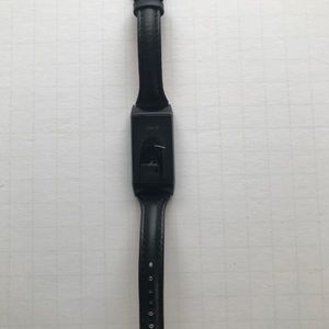 FitBit Charge 3 Blk Leather Band